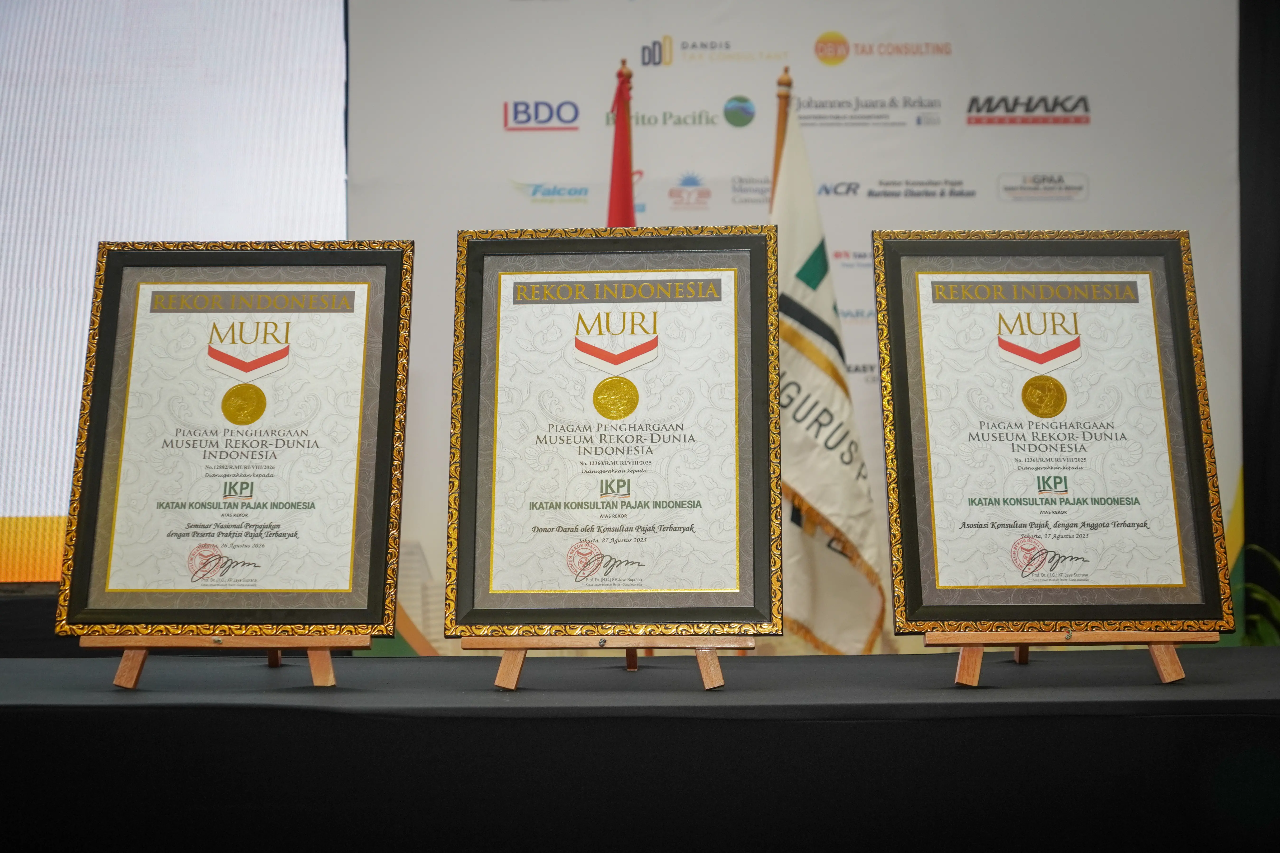 Pemberian Penghargaan ISO, Penghargaan Sponsor, Penyerahaan Hadiah Lomba, Pelantikan, Insan IKPI Award, Seminar Nasional,  MURI, dan Perayaan HUT IKPI 61 26 Agustus 2026